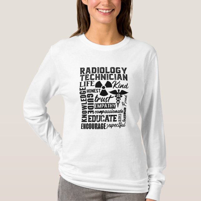Rad Tech Technologist Xray Radiology Technician T-Shirt (Front)