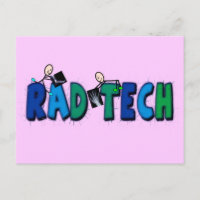 Rad Tech With Stick People and Xrays Design