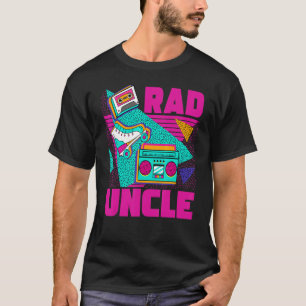 Rad Uncle 90s Aesthetic Nostalgia 1990's Retro Unc T-Shirt