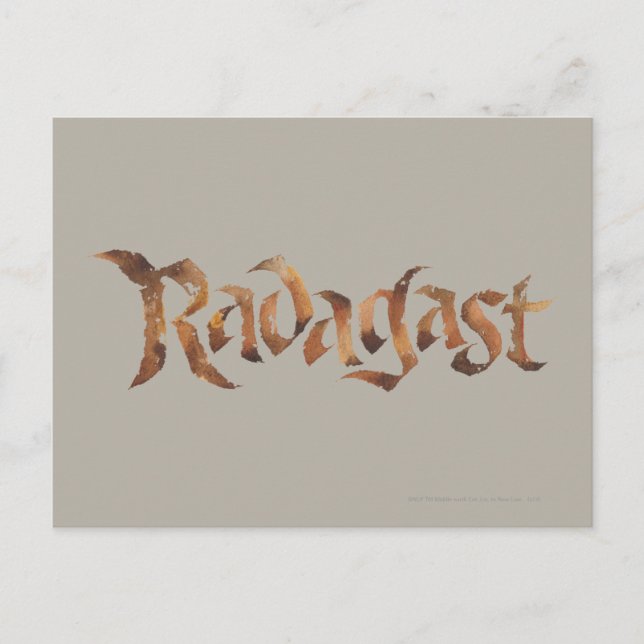 RADAGAST™ Name Textured Postcard (Front)