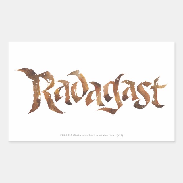 RADAGAST™ Name Textured Sticker (Front)