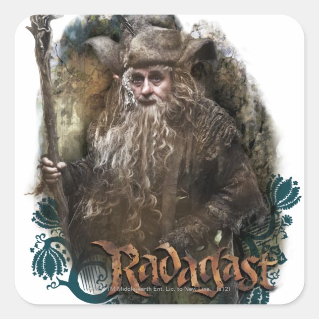 RADAGAST™ With Name Square Sticker (Front)