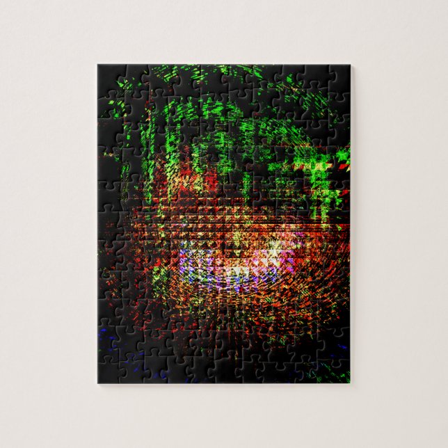 radar kaleidoscope pattern jigsaw puzzle (Vertical)