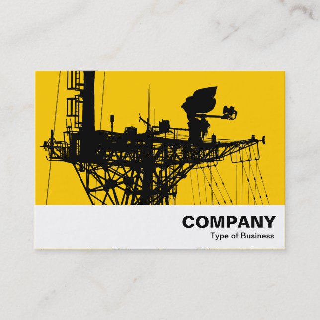 Radar Mast - Amber Business Card (Front)