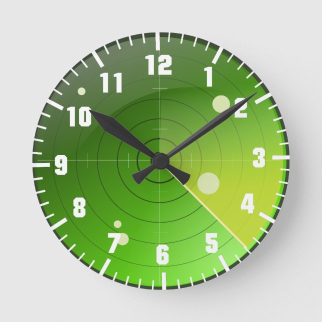 radar round clock (Front)