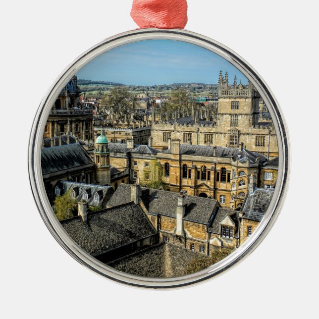Radcliffe Camera and Bodleian Library Oxford Metal Ornament (Front)