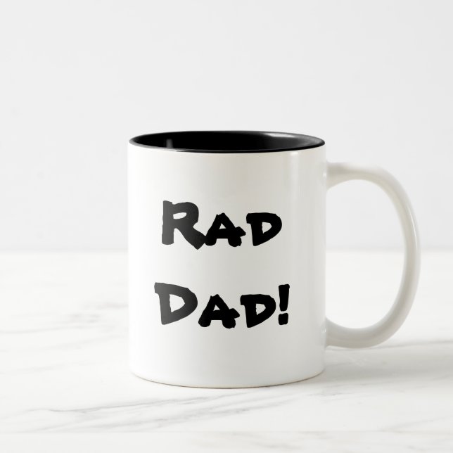 RadDad! Two-Tone Coffee Mug (Right)