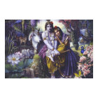Radha Krishna Impression d'affiche en couple attra
