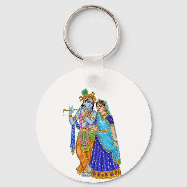 Radha Krishna Keychain (Front)