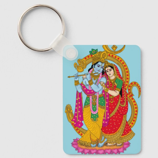 Radha Krishna Keyring (Front)