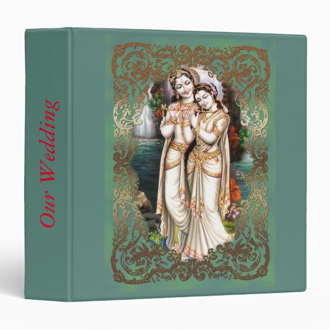 Radha Krishna Mariage - Classeur (Devant/Côté)