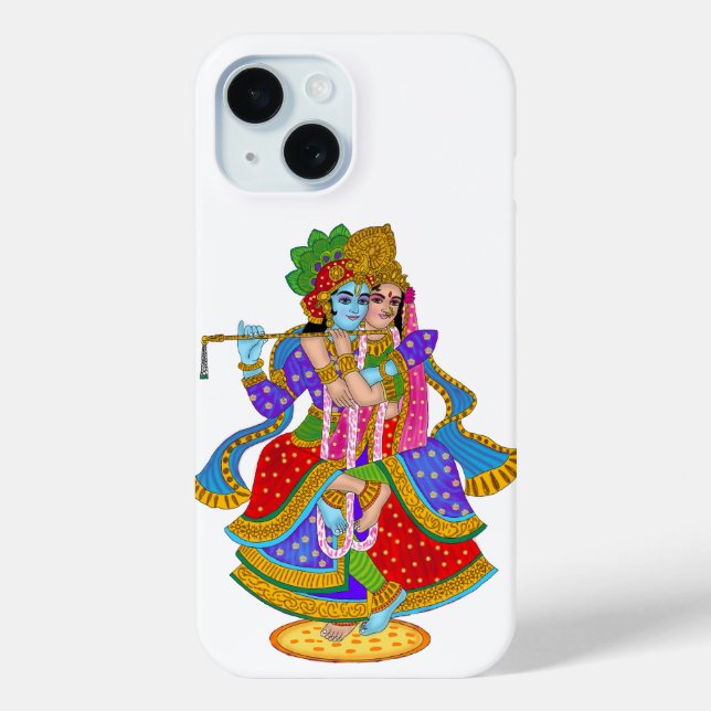 Radha Krishna Phone Cover (Back)
