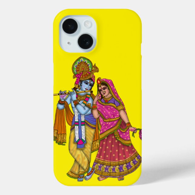 Radha Krishna Phone Cover (Back)