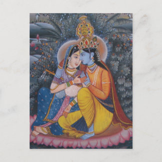 Radha Krishna Postcard
