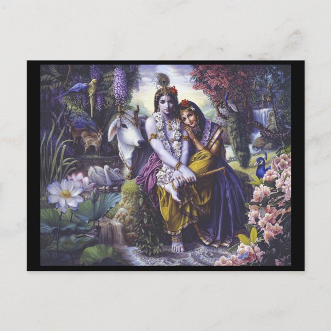 Radha Krishna postcards (Front)