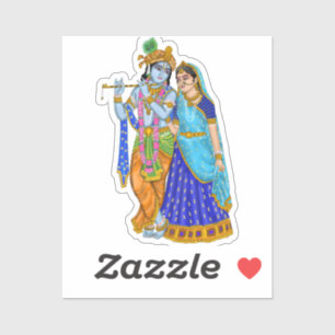 Radha Krishna Sticker