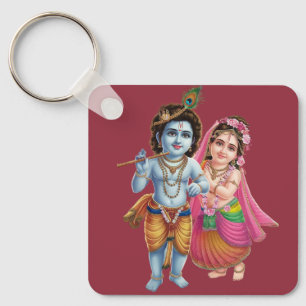 Radha Krishna: The Symbol of Eternal Bond Keychain