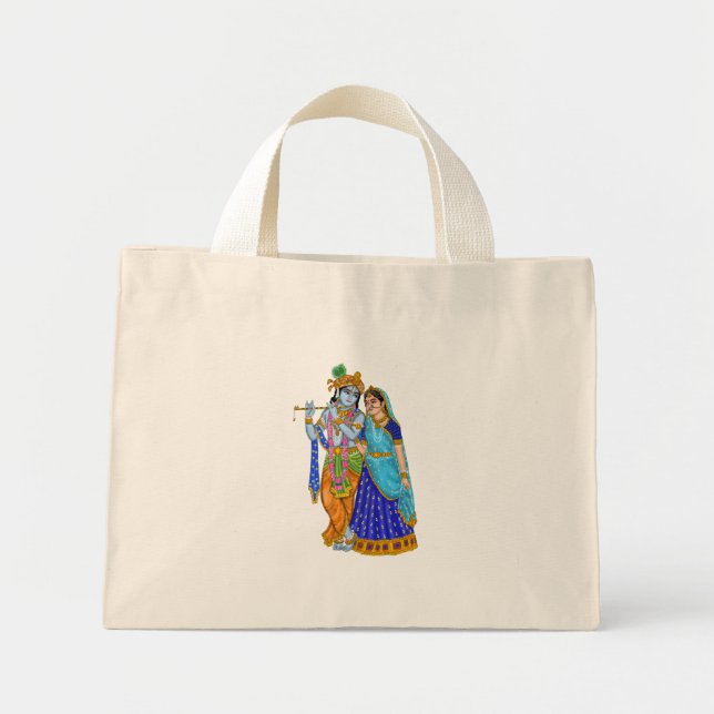 Radha Krishna Tote Bags (Front)