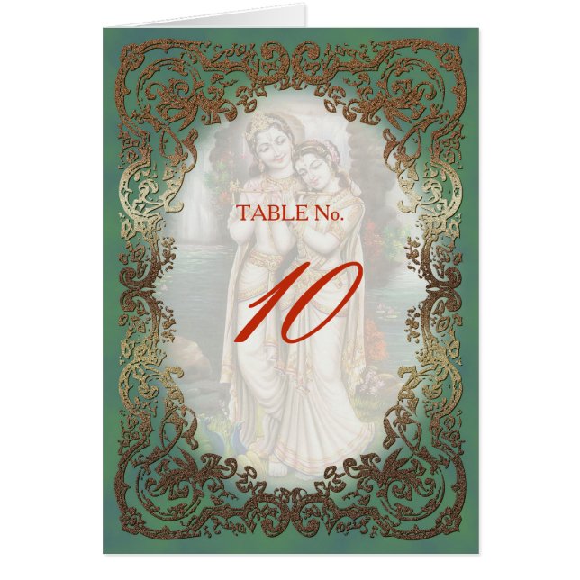 Radha Krishna Wedding Collection - Notecard (Front)