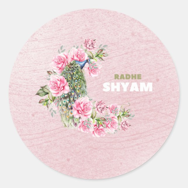 Radhe Shyam sticker (Front)