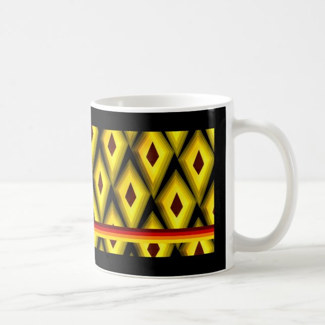 Radial Pattern Coffee Mug (Right)