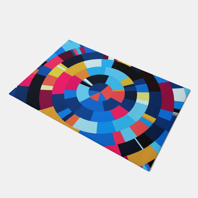 Radial tiles doormat (Angled)