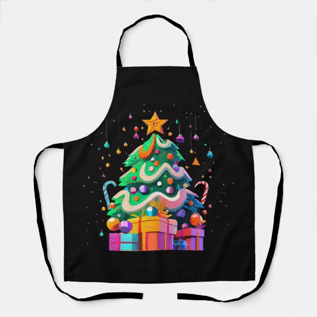 Radiance Christmas Tree Magic Apron (Front)