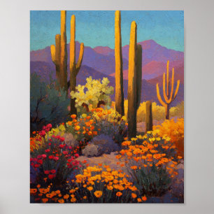 Radiance of the High Desert: A Symphonic Bloom Ben Poster