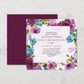 Radiance Wedding Invitation Square