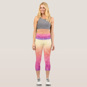 Radiant Bloom Capri Leggings