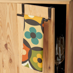 Radiant Bloom Cluster Kitchen Towel