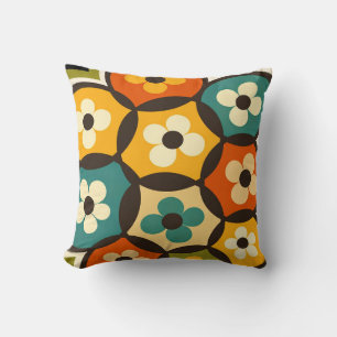 Radiant Bloom Cluster   Throw Pillow