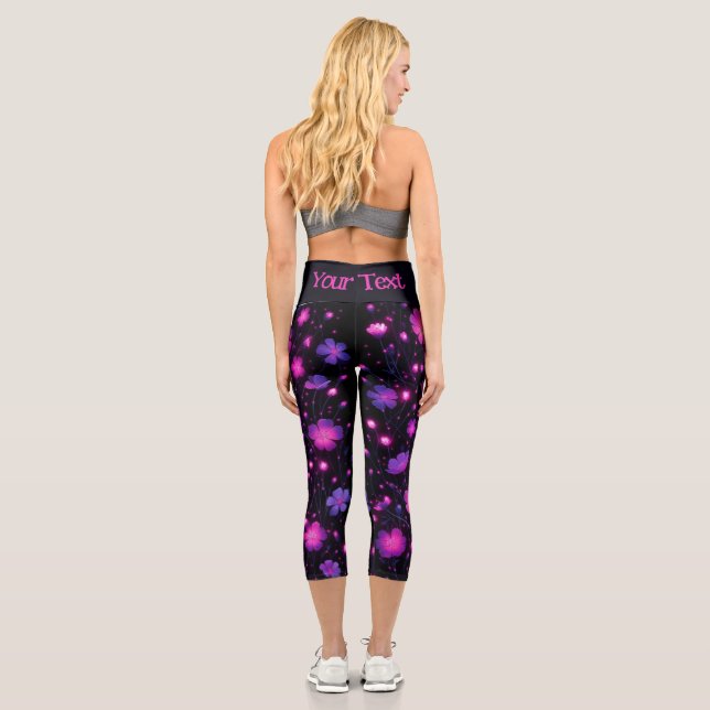 Radiant Bloom Custom Leggings (Back)