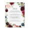 Radiant Bloom Guest Information Card