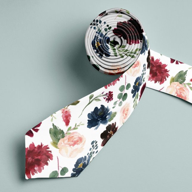 Radiant Bloom | Large Scale Floral Patterned Tie (Creator Uploaded)