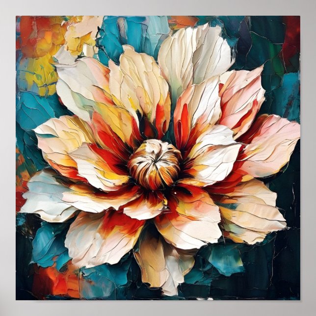 Radiant Bloom Poster (Front)
