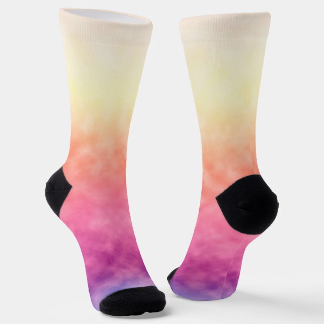 Radiant Bloom Socks (Angled)
