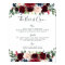 Radiant Bloom Wedding Bar Menu Sign
