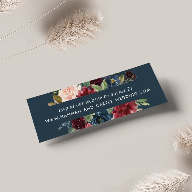 Radiant Bloom Wedding Website RSVP Cards (Creator Uploaded)