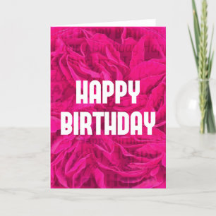 Radiant Blooming Birthday Card