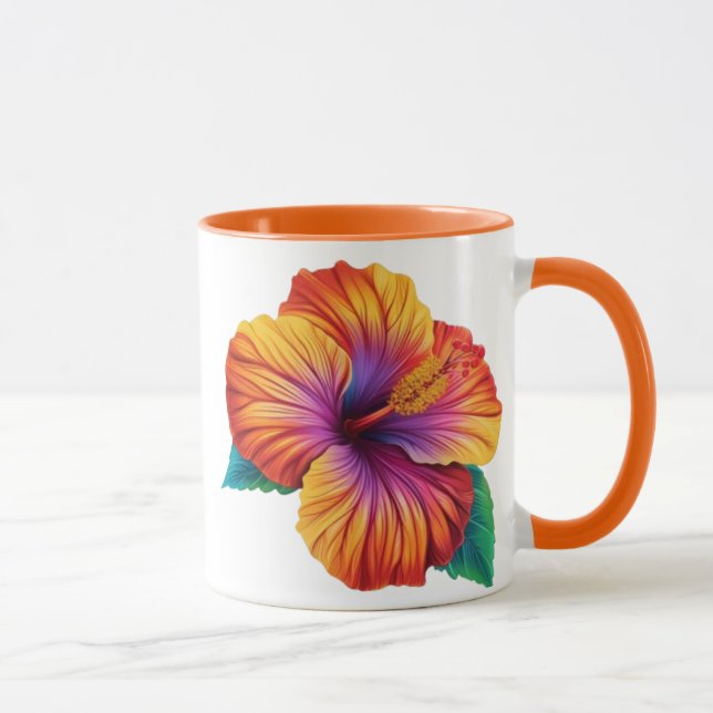 Radiant Blooms Flowers Design Cup (Right)