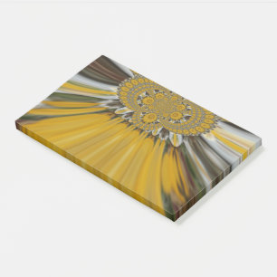 Radiant Blooms: Golden Sunflower: Eco Chic Design Post-it Notes