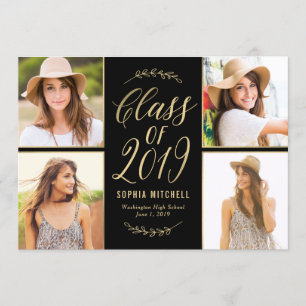 Radiant Branches EDITABLE COLOR Graduation Card