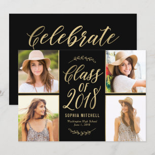 Radiant Branches EDITABLE COLOR Graduation Card