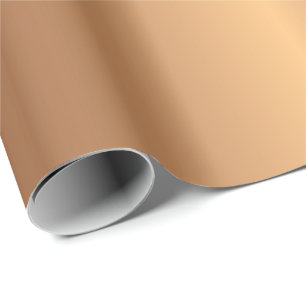 Radiant Bronze Gold Wrapping Paper