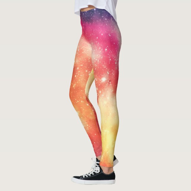 Radiant Cosmic Nebula Leggings (Left)