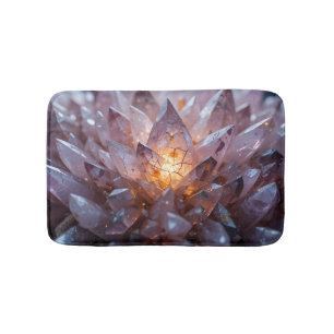 Radiant Crystal Heart Bath Mat