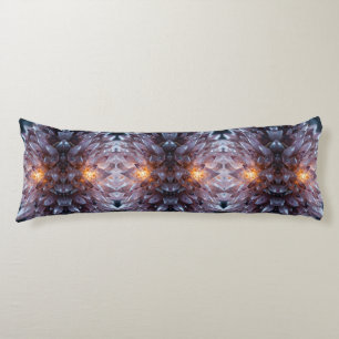 Radiant Crystal Heart Body Pillow