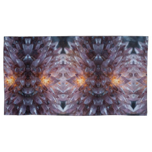 Radiant Crystal Heart Pillowcase