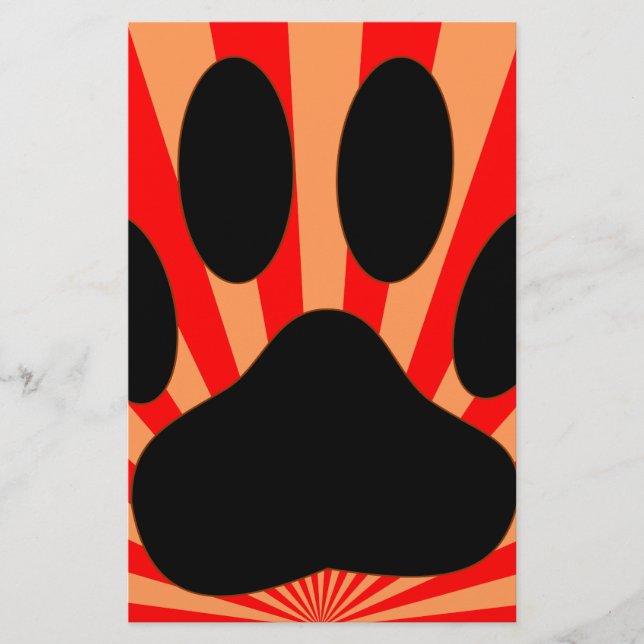 Radiant Dog Paw Print (Front)